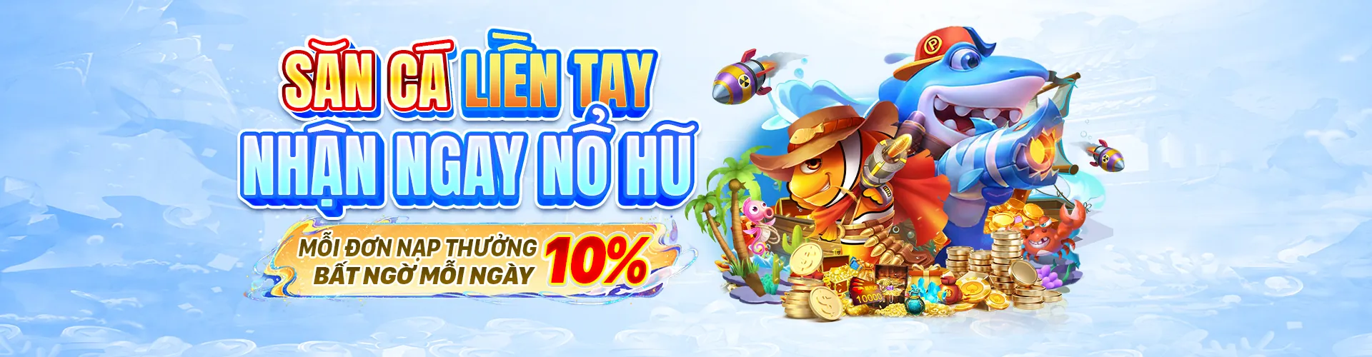 Hình ảnh game bắn cá tại clup88 link mới với đồ họa sống động và nhiều cá